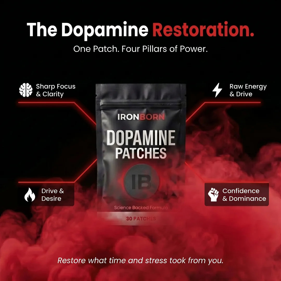 IRONBORN PERFORMANCE PATCH — FOCUS, ENERGY, DRIVE & CONFIDENCE